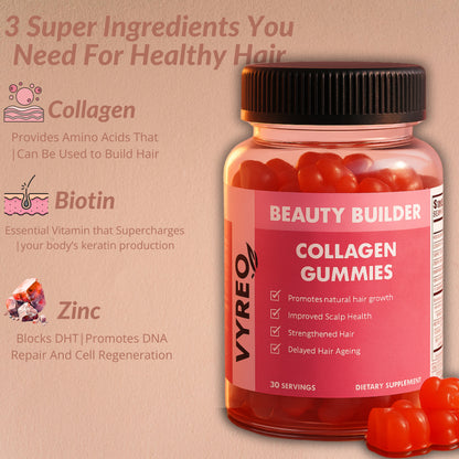 Beauty Builder Collagen Gummies For Hair